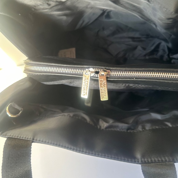 Versace Fragrance Tote Bag Black & Silver Key Logo Strap Dust Bag SEALED PACKAGE - Picture 12 of 15